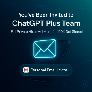 💬 ChatGPT Plus Team Invite – Delivered to Your Personal Email!